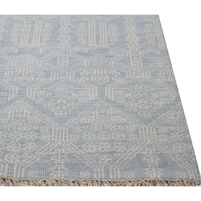 Darya Home Hand Knotted Wool Geometric Rug | Wayfair