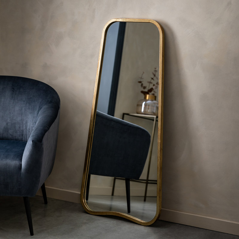 Ava Framed 121cm Full Length Mirror , Gold