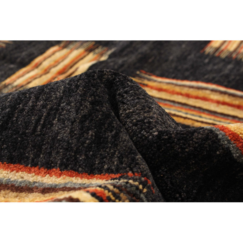 Tapis gris Finest Peshawar Ziegler 4 pi 8 po x 6 pi 4 po