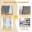 Miroir pleine grandeur, miroir de plancher suspendu ou adossé au mur, convenant à la chambre à coucher-639482232-639482239