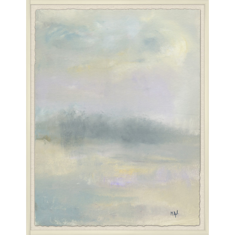 «Land of Far», reproduction encadrée sur verre 2 po