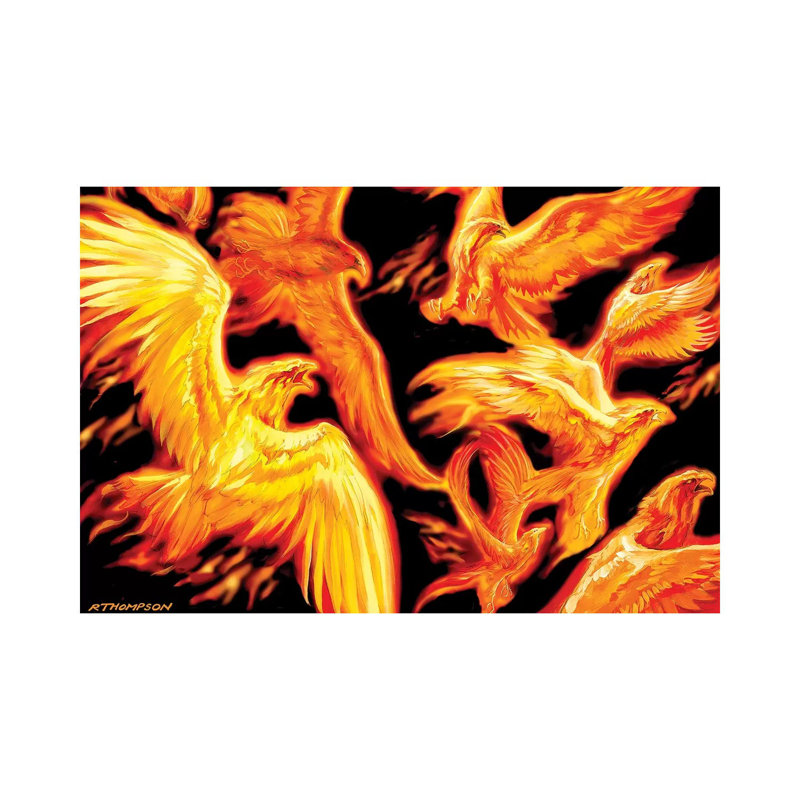 Phoenix Dawn by Ruth Thompson - Gallery-Wrapped Canvas Giclée on Canvas, Wrapped Canvas, 20.32 cm H x 30.48 cm W