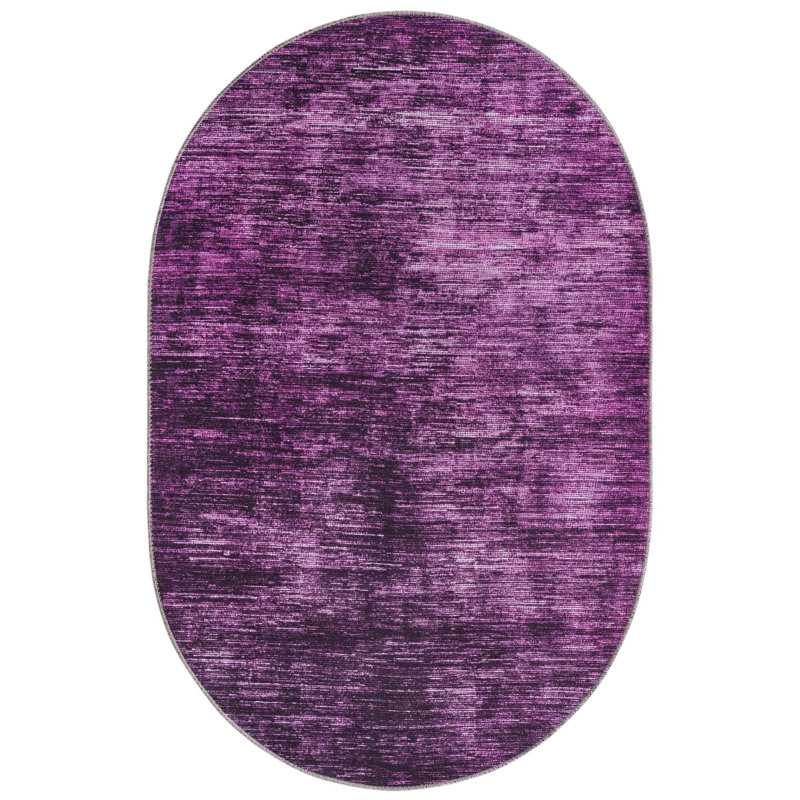 Ikhasa Chenille Indoor Rug, Oval 3'6" x 5'6"