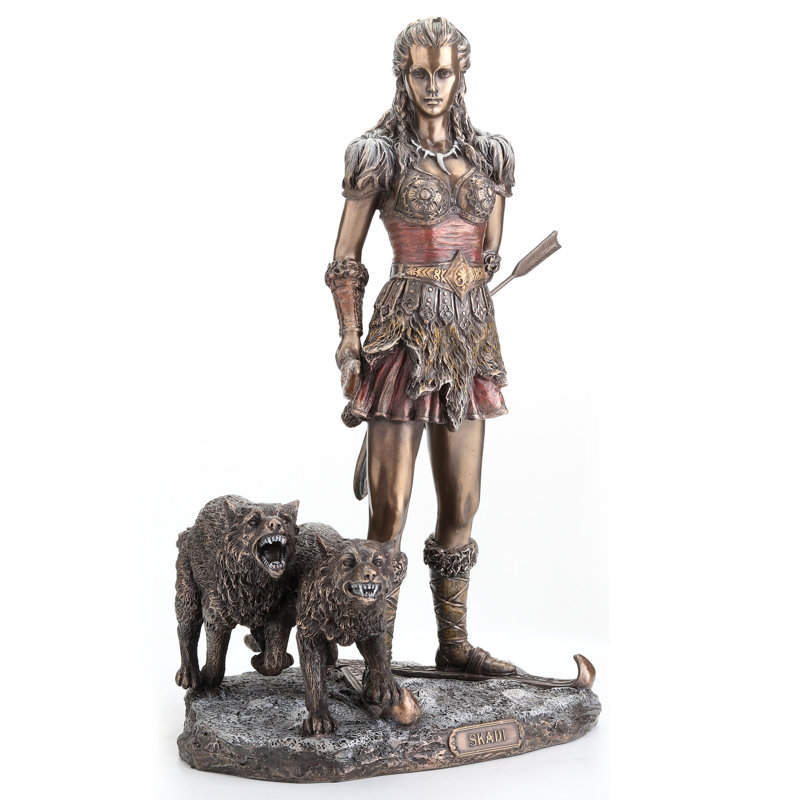 Résine en poly 10,83 po H Skadi
