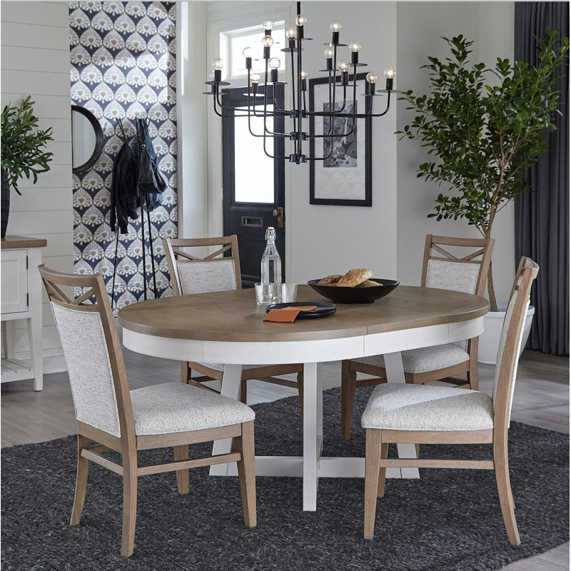 Bankhead 6 - Person Extendable Pedestal Dining Set