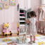 Armoire à bijoux en MDF avec base rotative Bow Kids, 1 porte et 1 tablette Bow Kids-1928139791