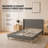 Eriksay Low Profile Upholstered Platform Bed with Wingback Headboard-1683457366-1683457355