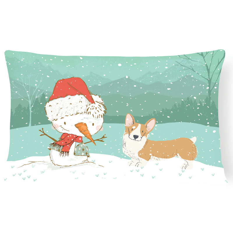  Coussin intérieur / extérieur, Corgi Pembroke