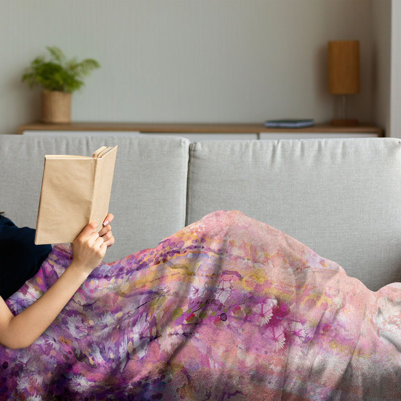Hand Woven Throw Blanket, 70" x 90"