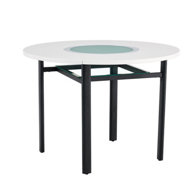 42" Round Dining Table with Storage