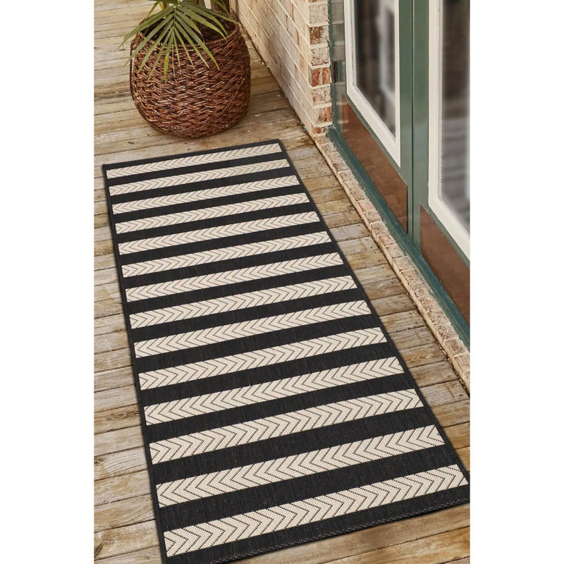 Sybel Striped Area Rug, Runner 67 x 200cm