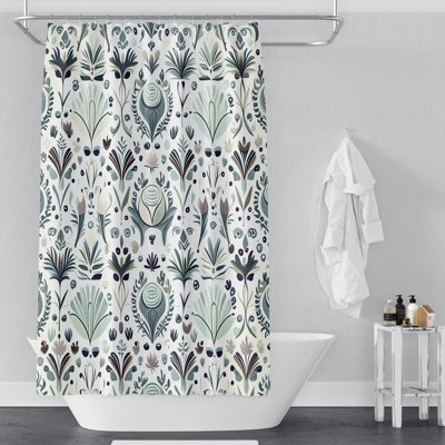 Rideau de douche Yantarni