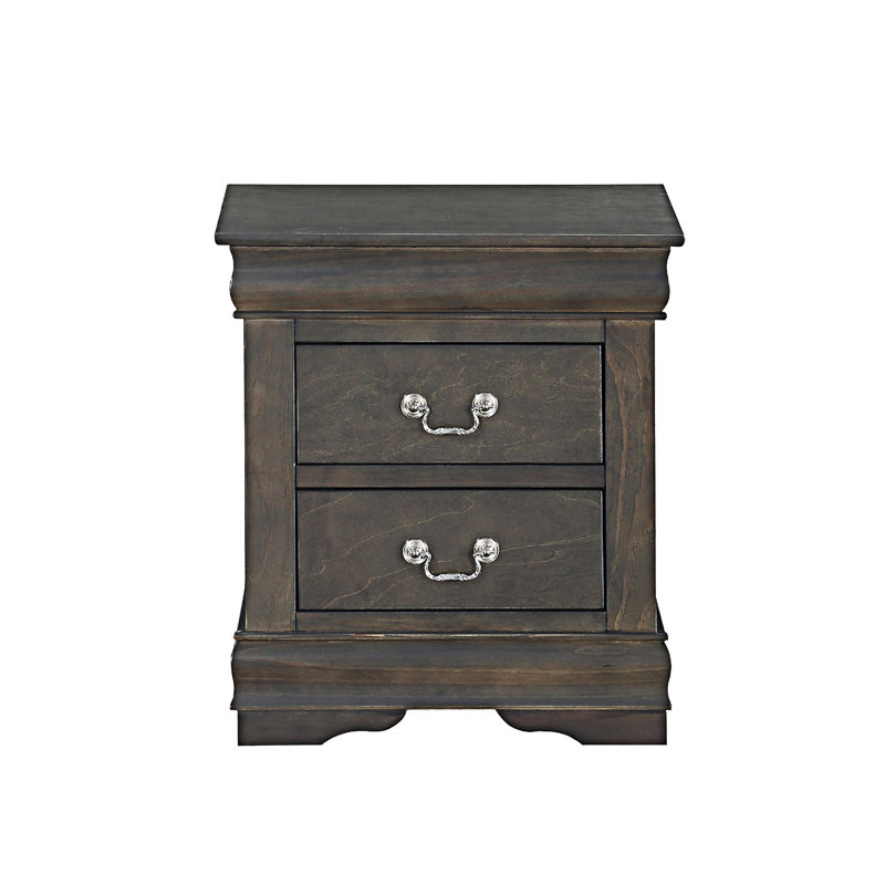 Table de chevet avec tiroirs