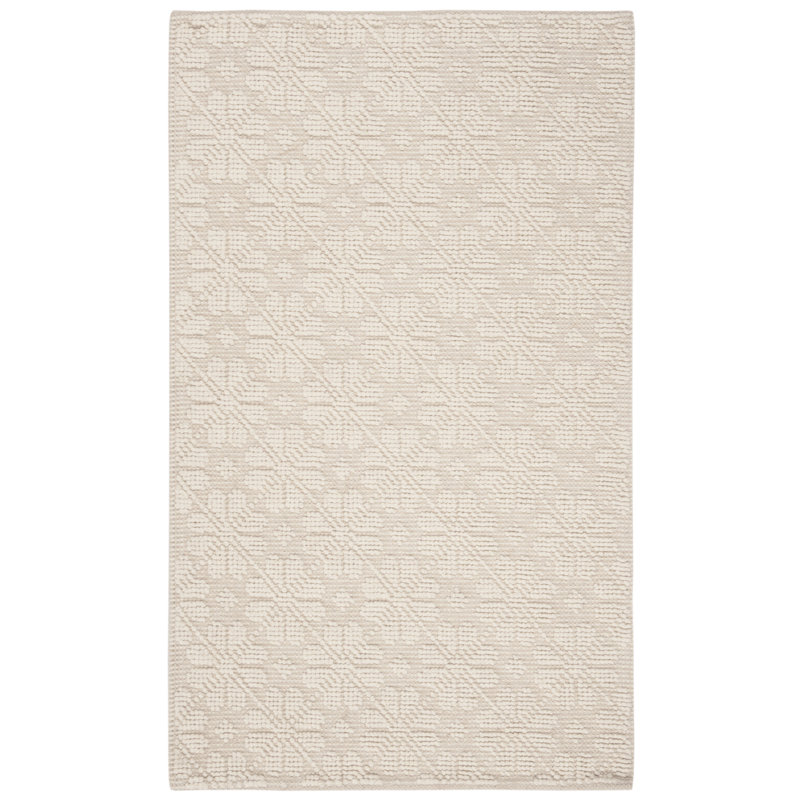 Tapis en laine tissé à la main Kelton, Rectangle 2 pi 3 po x 4 pi