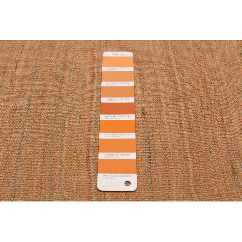 Kilim orange Ankara 10 pi 4 po x 12 pi 0 po