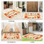 Tapis de porte antidérapant pour intérieur/extérieur, 61 x 91 cm, cadre « Bienvenue » en forme de feuille-366887047-366887050