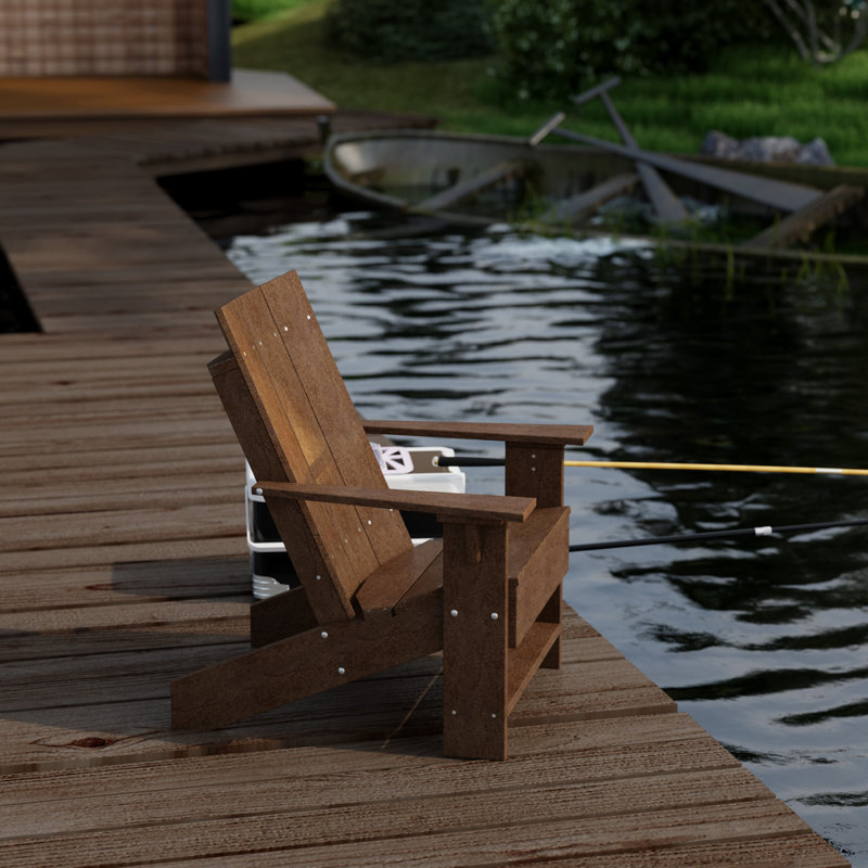 Contemporary Adirondack Chair, Tudor Brown
