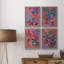 «Vivid Stems I», ensemble de 4 reproductions sur toiles encadrées-500940432-500940437