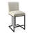 Upholstered Counter Stool with Steel Frame-54500708