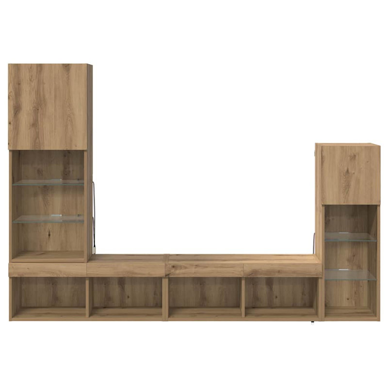 TV Stand for TVs up to 24", Artisan Oak