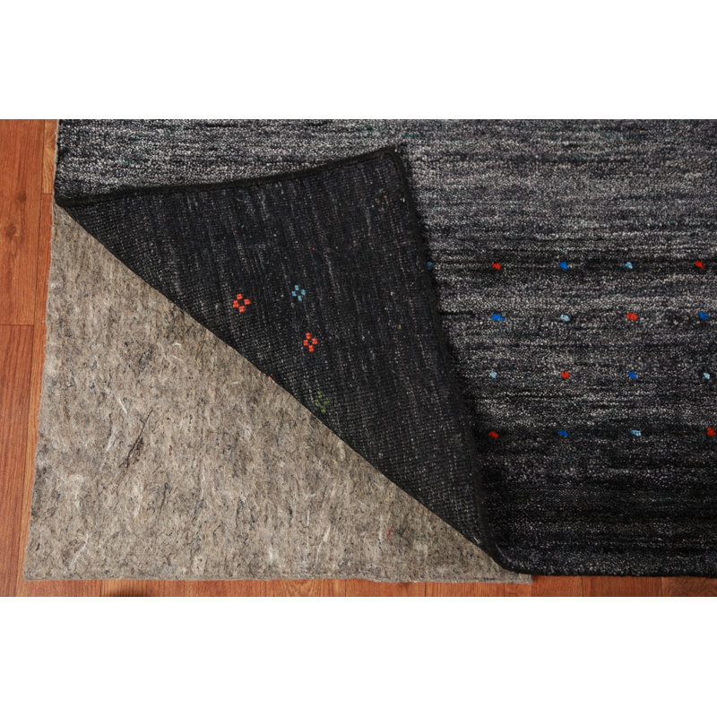 Tapis gris anthracite Gabbeh