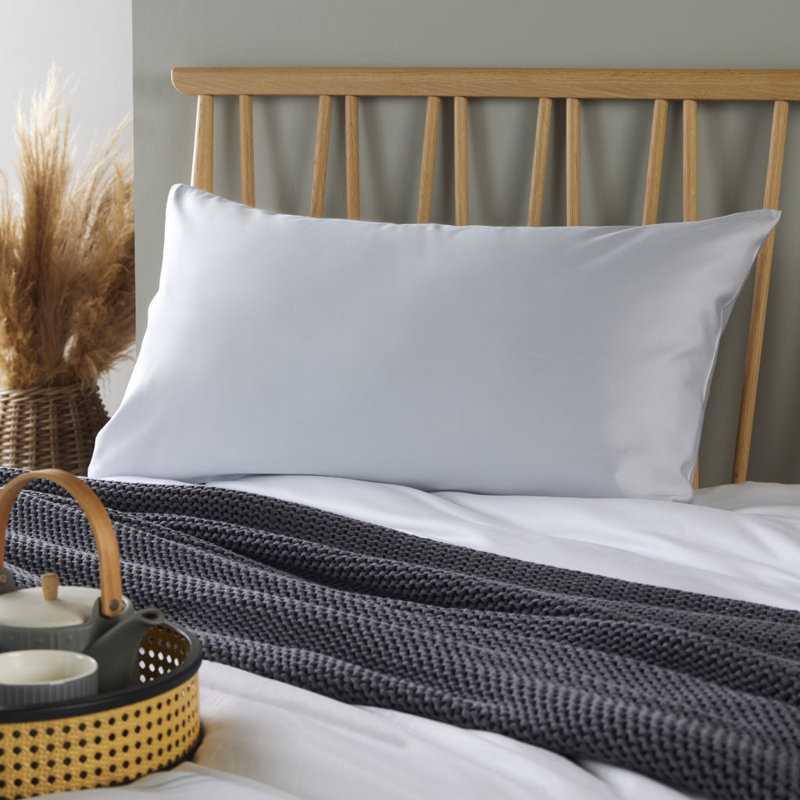 1000 Thread Count Superking Sateen Pillowcase, Grey