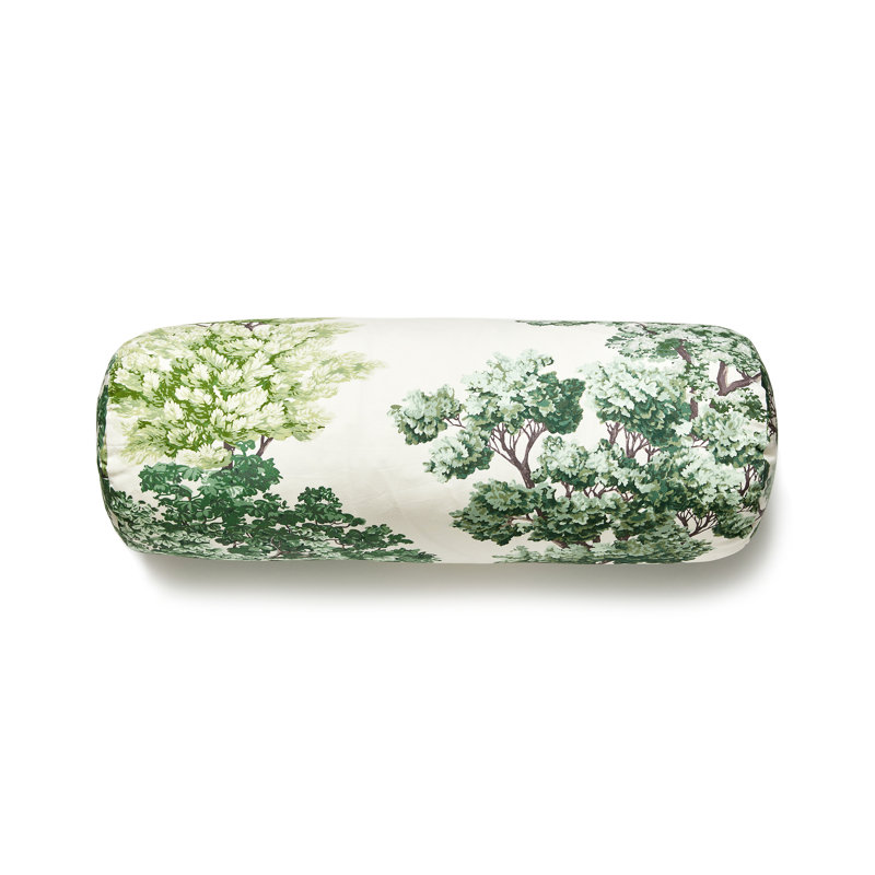 Woodland Estate Bolster Pillow Cover & Insert, Green