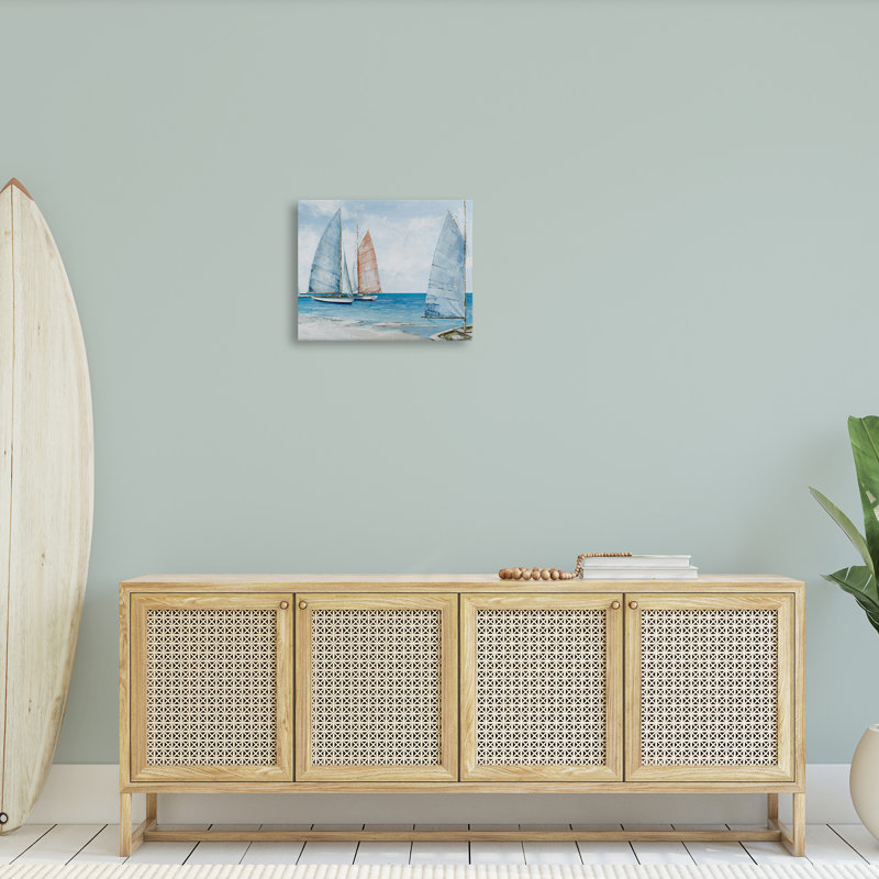 «Coastal Sailboat Fleet» par Max Maxx sur, H 16 po x l 20 po