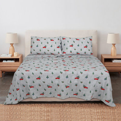 100% Cotton Flannel Sheet Set