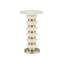 Lambent Marble Pedestal End Table-1236556653