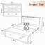 Lit escamotable Queen avec armoire, panneaux pliables et rangement-151750712