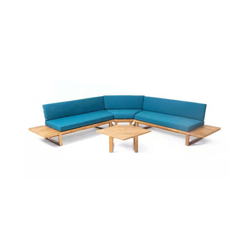 Ensemble de canapé modulaire 5 places avec coussins
