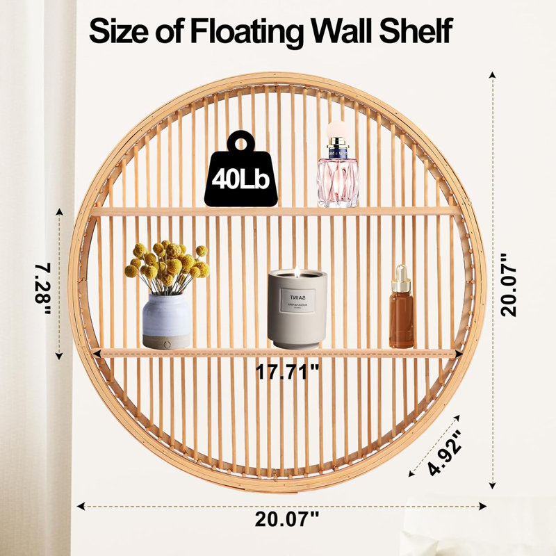 Circular Floating Wall Decoration