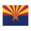 Arizona State Flag, art mural vibrant sur toile sans cadre-983174702