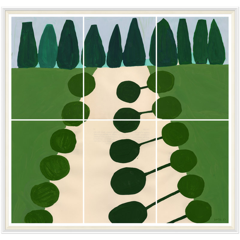 Afternoon Light In The Garden Print by Susan Hable