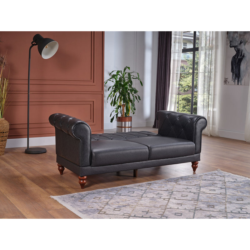 Cilurso 74.8'' Upholstered Convertible Sofa