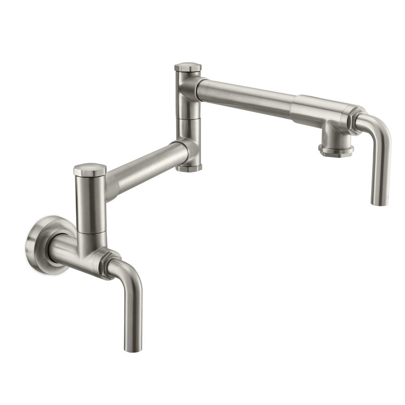 Descanso Series Pot Filler - Smooth Handle, Lever Handle, Polished Nickel