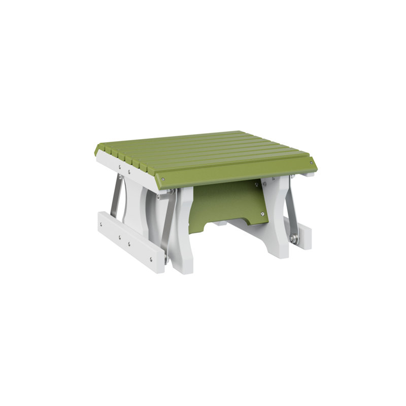  Tabouret régulier de qualité supérieure avec dessus blanc et base régulière Kiwi, Vert kiwi