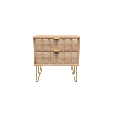 Allem 2 Drawer Midi Chest (Ready Assembled)
