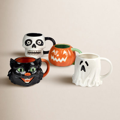 Scaredy Cat Ceramic Mug