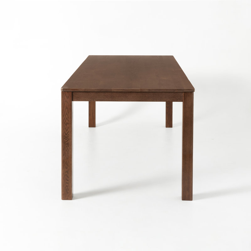 71" Solid Oak Dining Table for 6-8 Persons