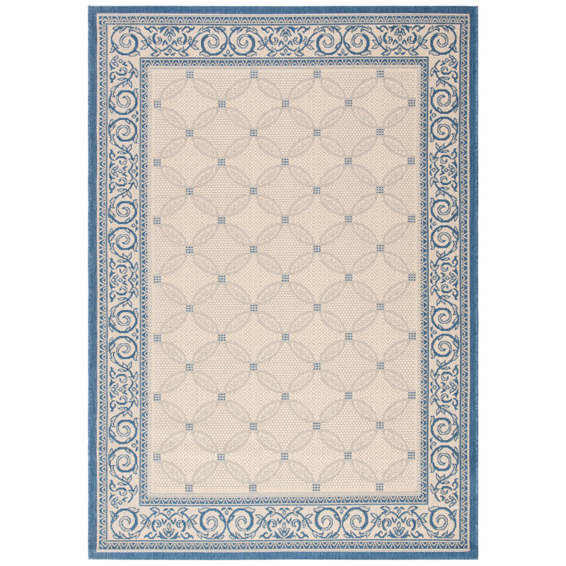 Tapis oriental d'intérieur / extérieur Galena Performance, Rectangle 4 pi x 5 pi 7 po