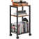 Laibah 3 Tier Moveable Small End Table, Record Player Stand with Records Shelf
