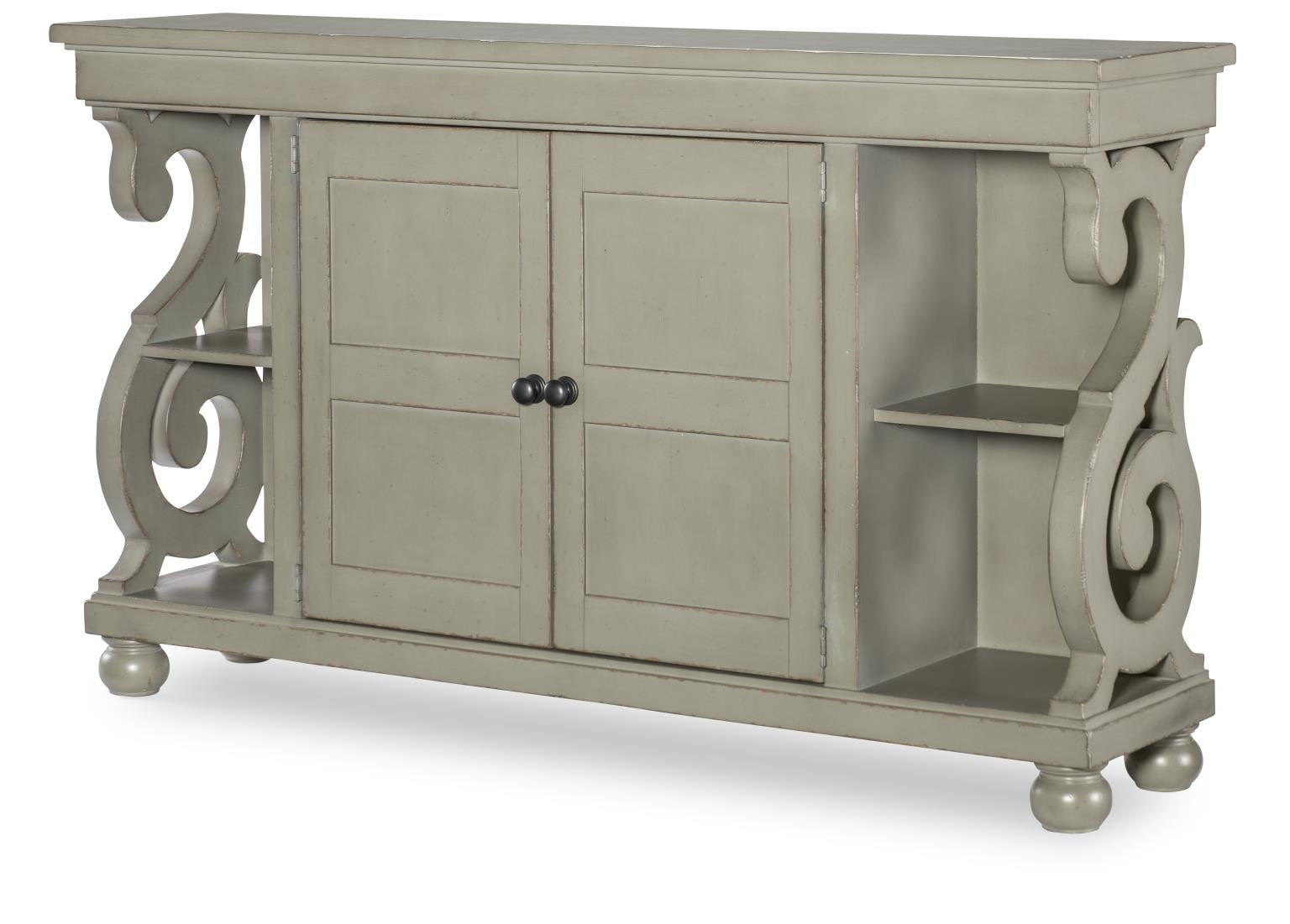 Country Living 2-Drawer Console Table, Green