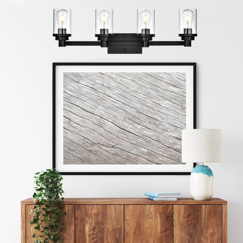 Bathroom Light Fixtures, Bathroom Lighting Fixtures Over Mirror With Clear Glass Shade, Vanity Lights For Bathroom Living Room Bedroom, ETL Listed