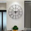 Garney Metal Wall Clock with Black Hands-397388219-397388216