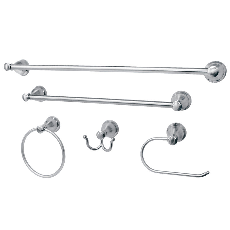 Kingston Brass Mesa Verde 5-Piece Bathroom Hardware Set, Polished Chrome