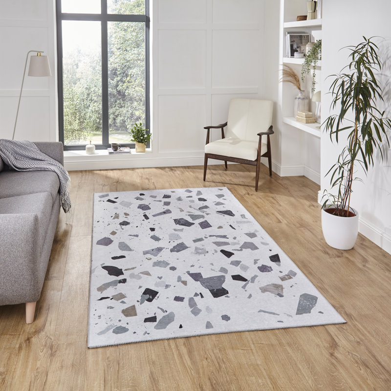 Stannards area rug Printed Rectangle Ivory/Gold, Rectangle 120 x 170cm