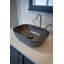 Lavabo de salle de bain vasque rectangulaire en béton-72978377