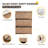 24'' Freestanding Bathroom Vanity With Resin Sink, Floor Standing Bathroom Vanity Set With 3 Soft Close Drawers